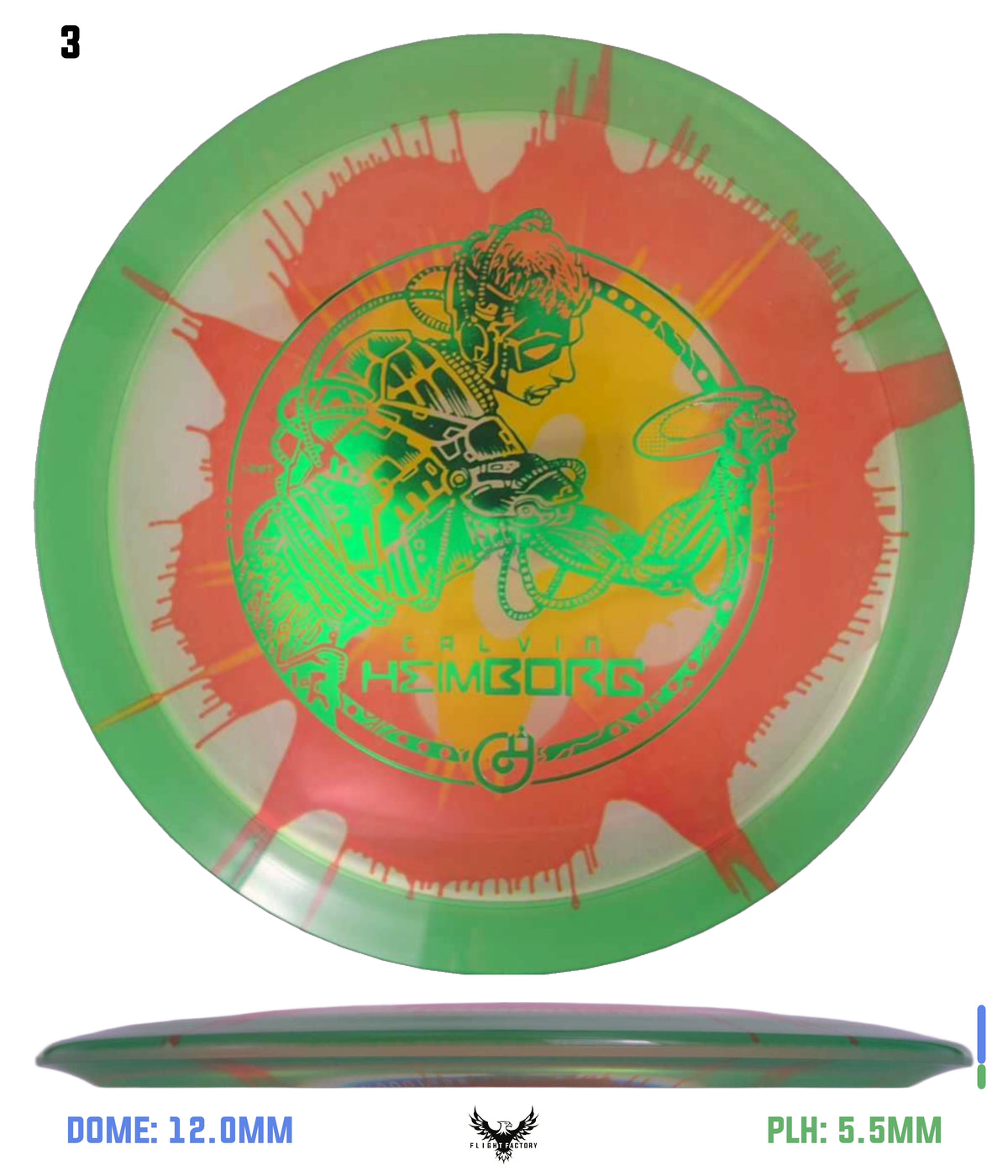Innova I-Dye Champion Eagle - Calvin HeimBORG 2.0