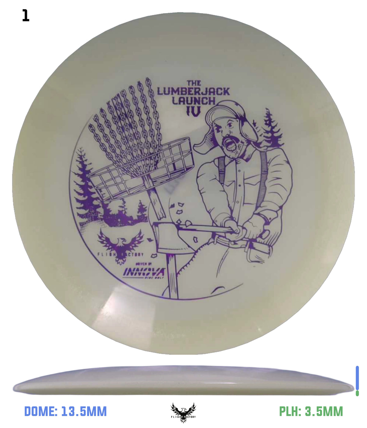 Innova Glow Champion Charger - Lumberjack Launch 4