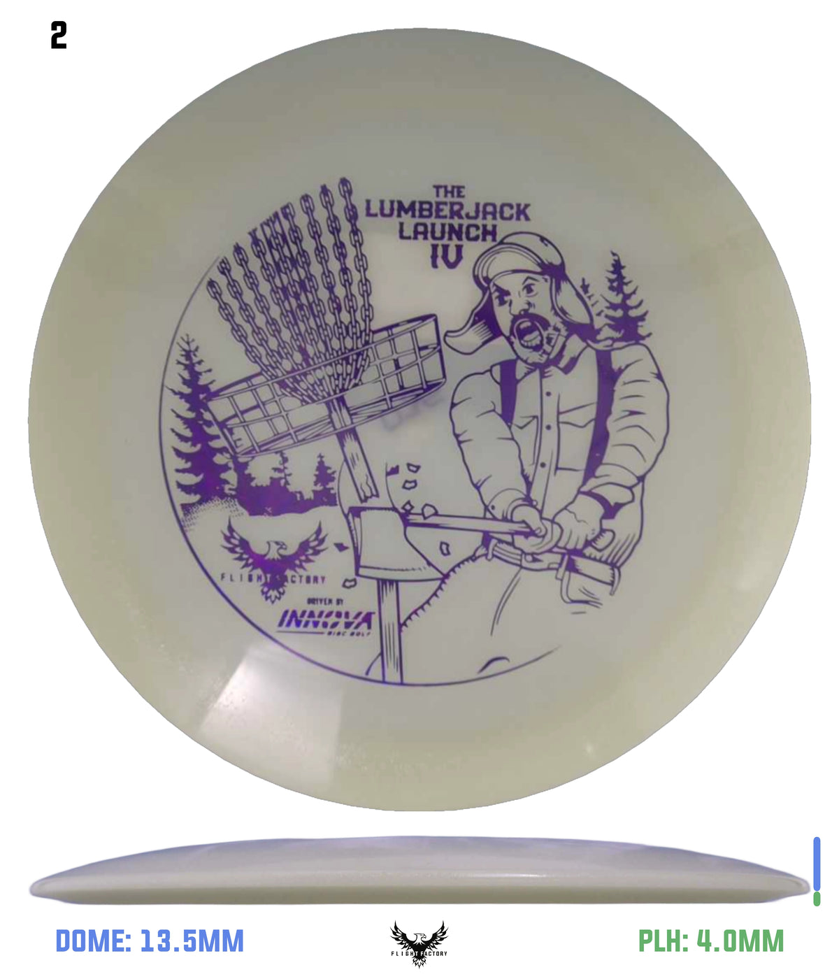 Innova Glow Champion Charger - Lumberjack Launch 4