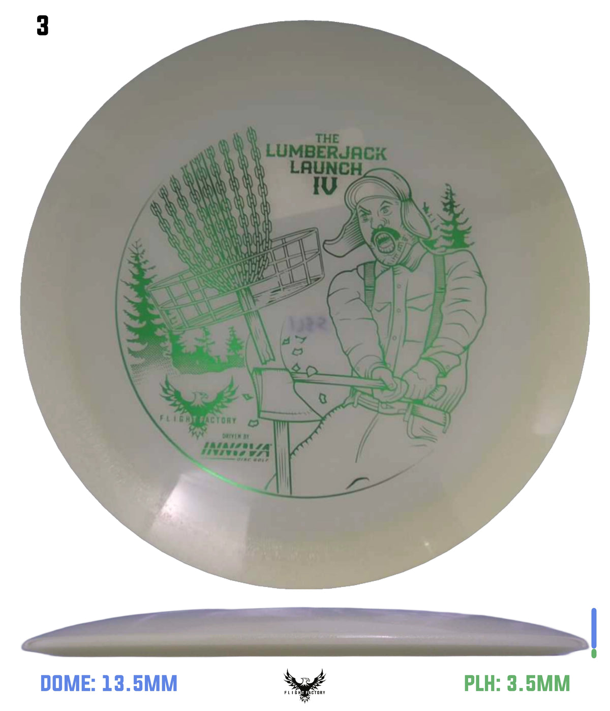Innova Glow Champion Charger - Lumberjack Launch 4