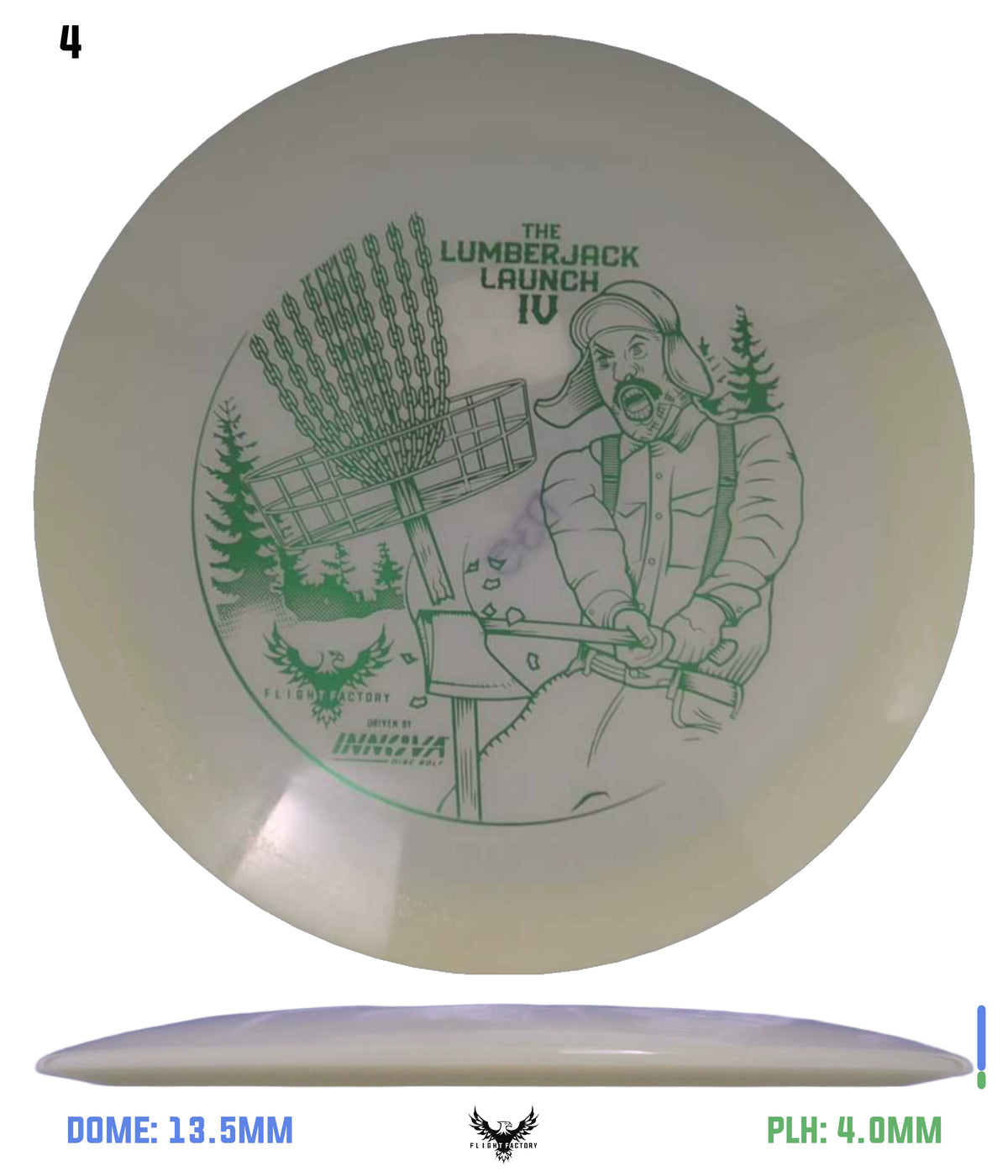 Innova Glow Champion Charger - Lumberjack Launch 4