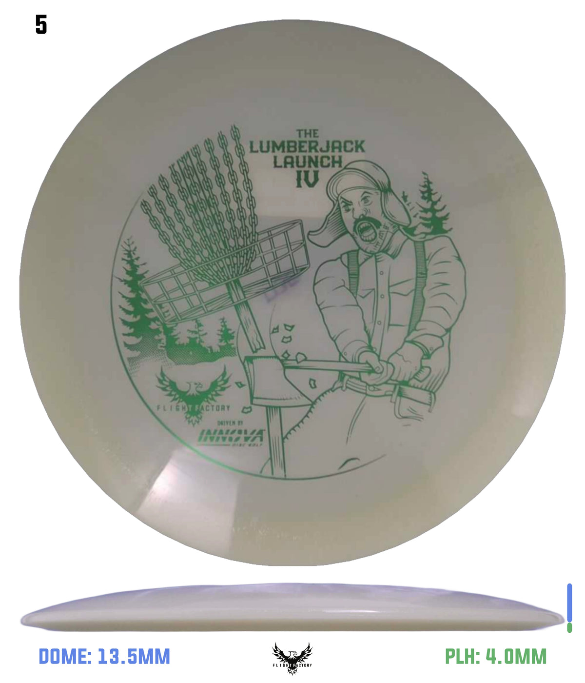 Innova Glow Champion Charger - Lumberjack Launch 4