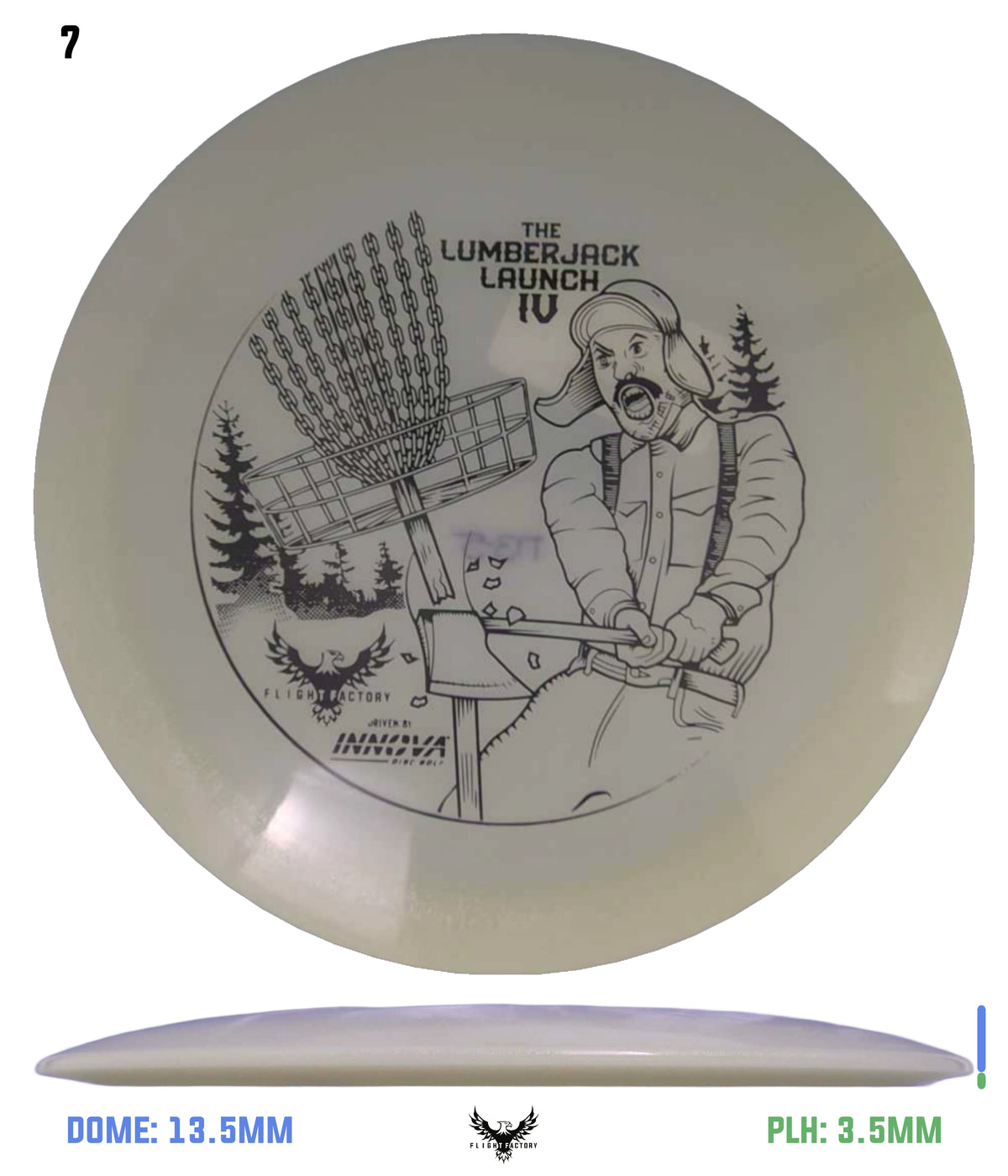 Innova Glow Champion Charger - Lumberjack Launch 4