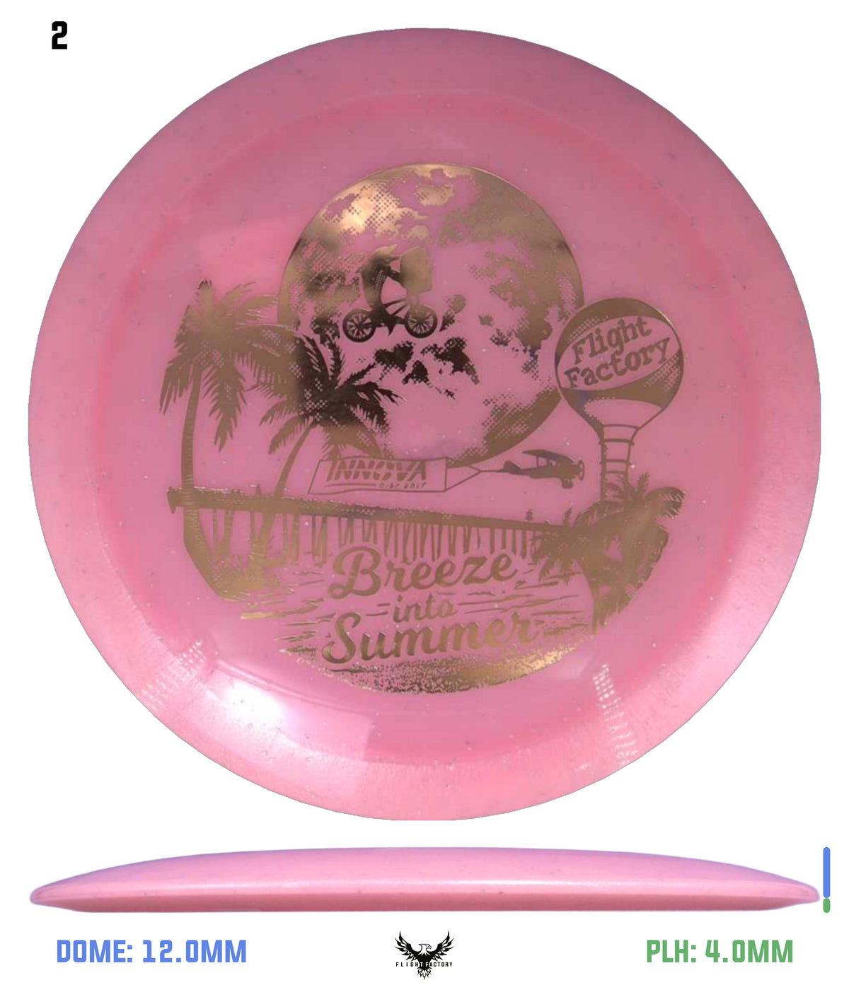 Innova Metal Flake Color Glow Charger - Breeze into Summer 2026