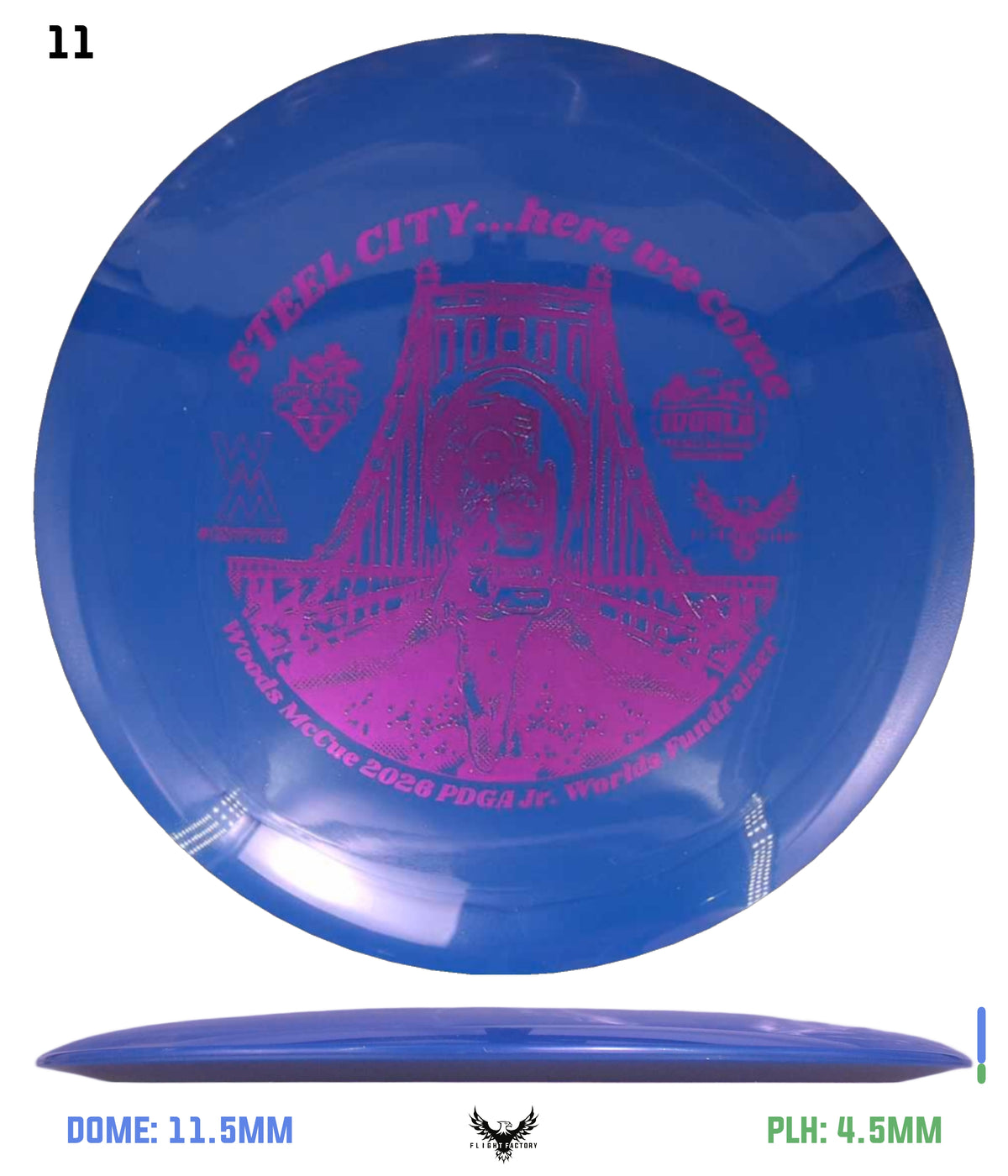 Innova GStar Destroyer Woods McCue Fundraiser Discs