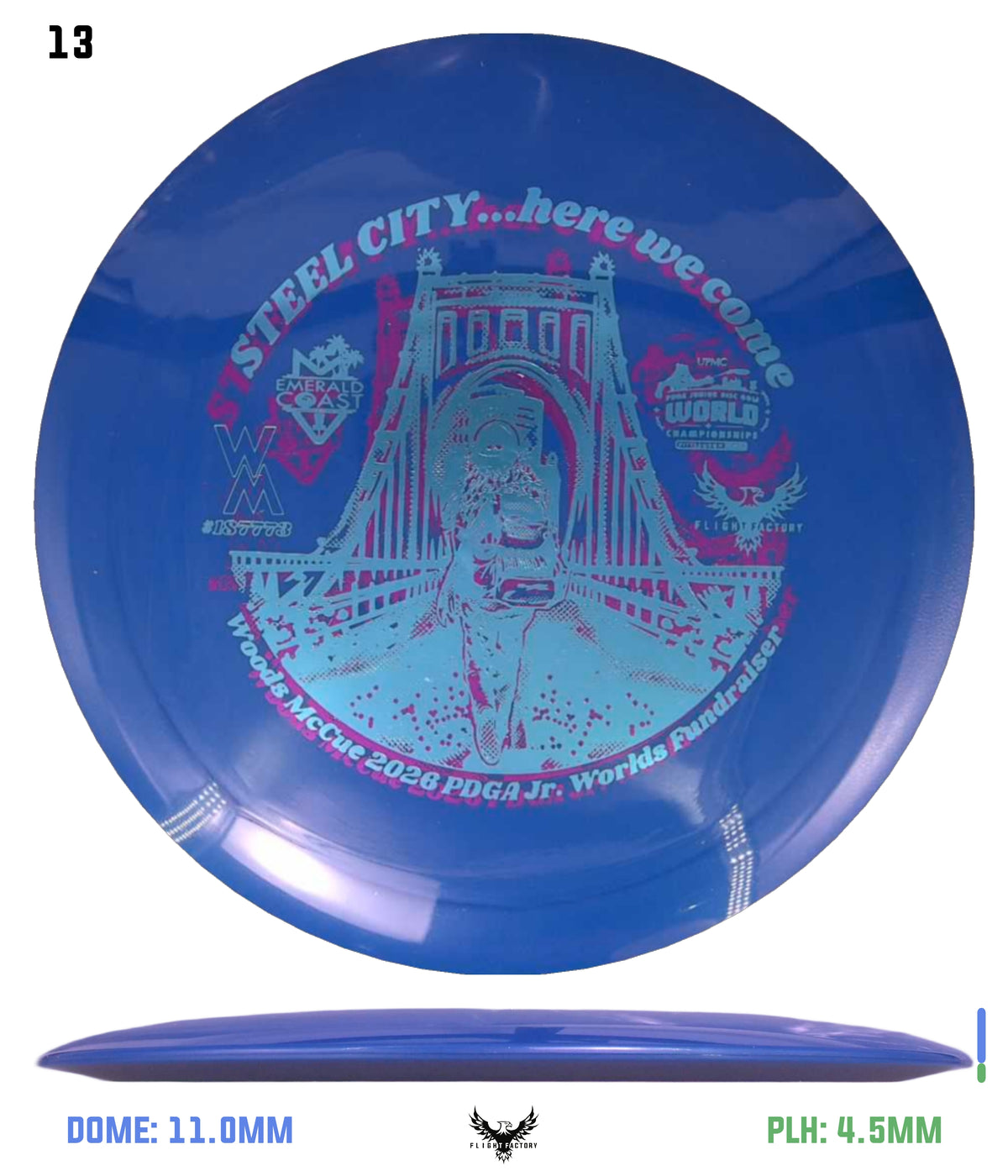 Innova GStar Destroyer Woods McCue Fundraiser Discs