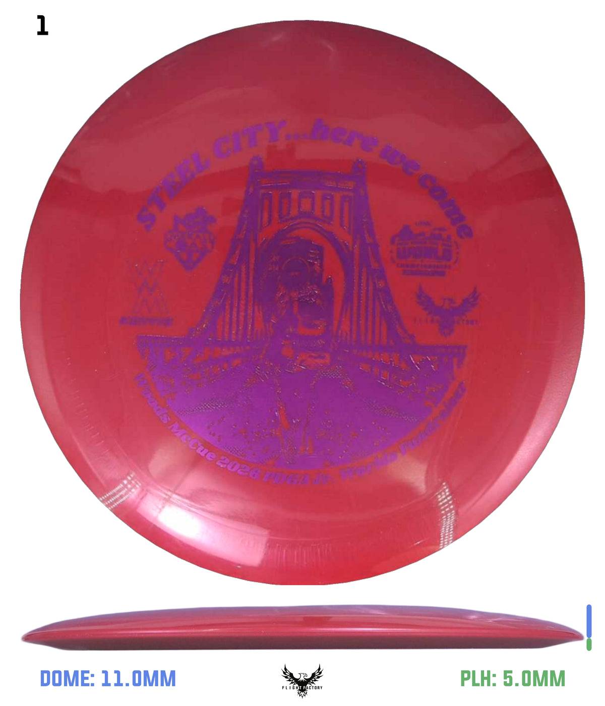 Innova GStar Destroyer Woods McCue Fundraiser Discs