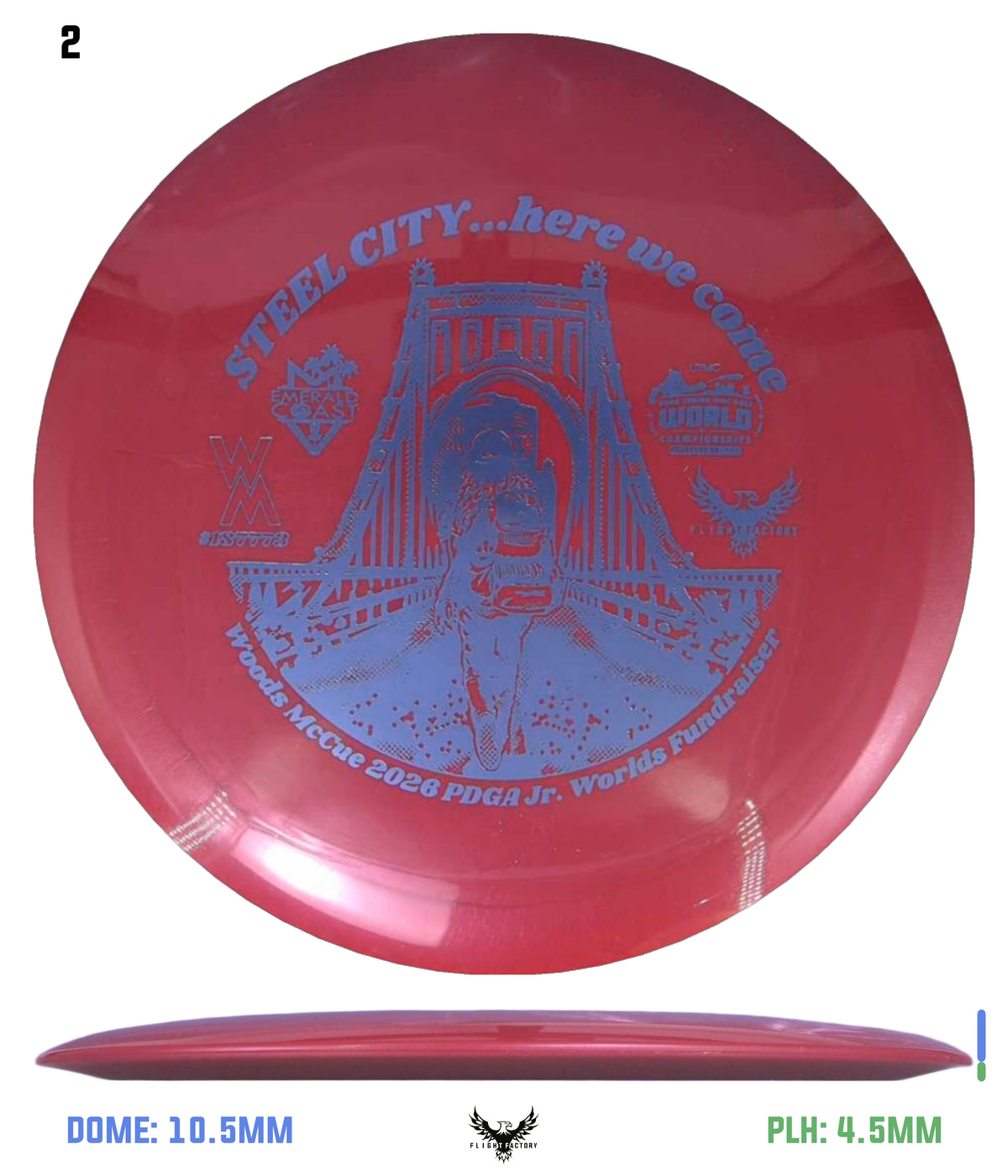 Innova GStar Destroyer Woods McCue Fundraiser Discs