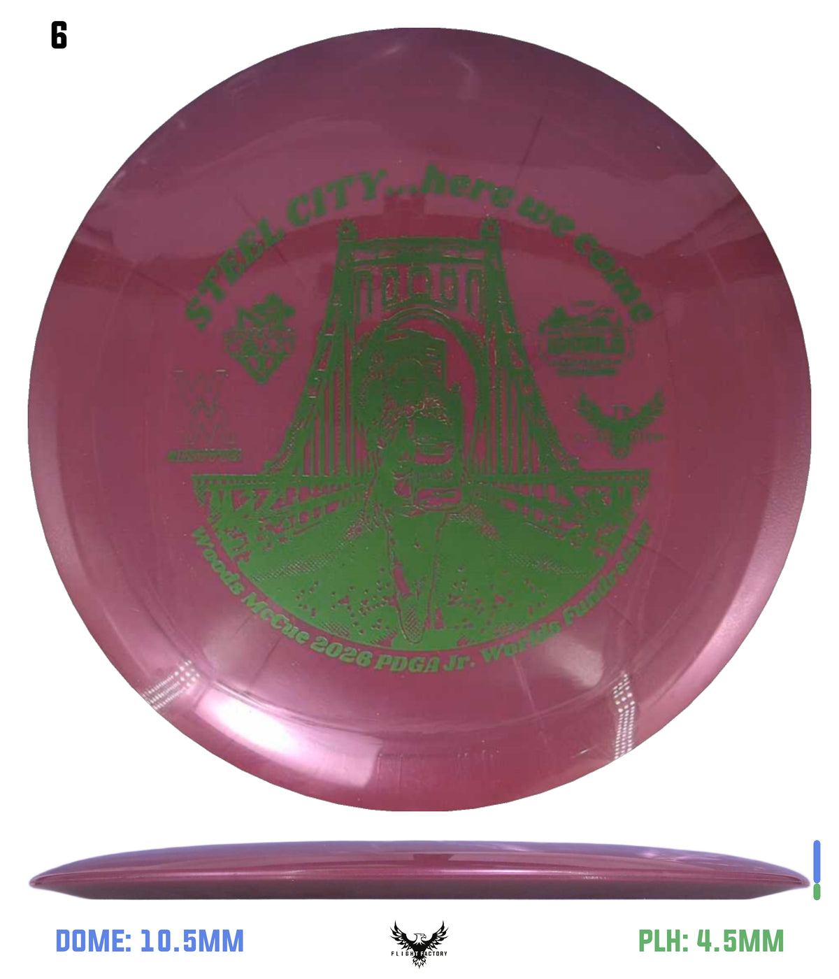 Innova GStar Destroyer Woods McCue Fundraiser Discs