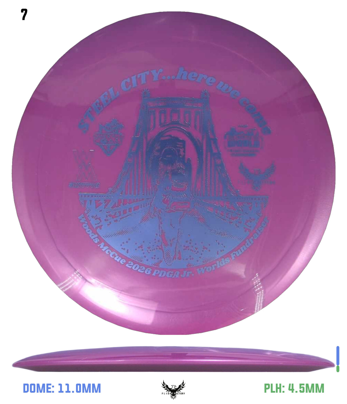Innova GStar Destroyer Woods McCue Fundraiser Discs