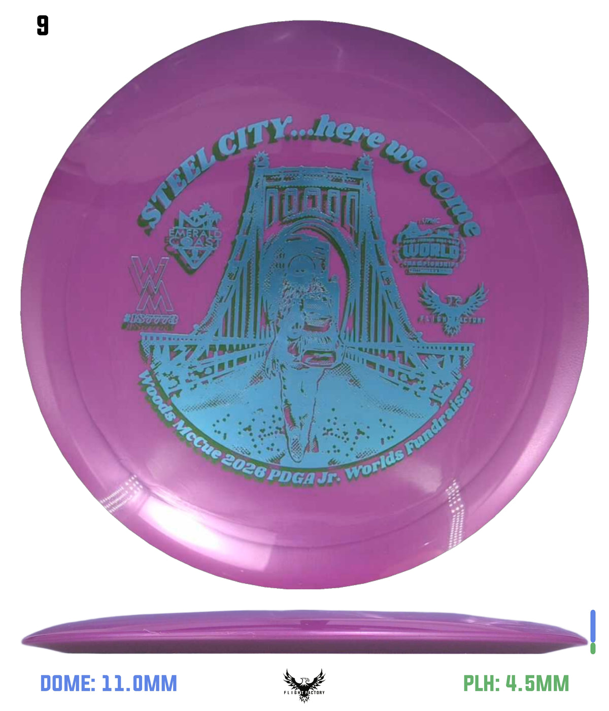 Innova GStar Destroyer Woods McCue Fundraiser Discs