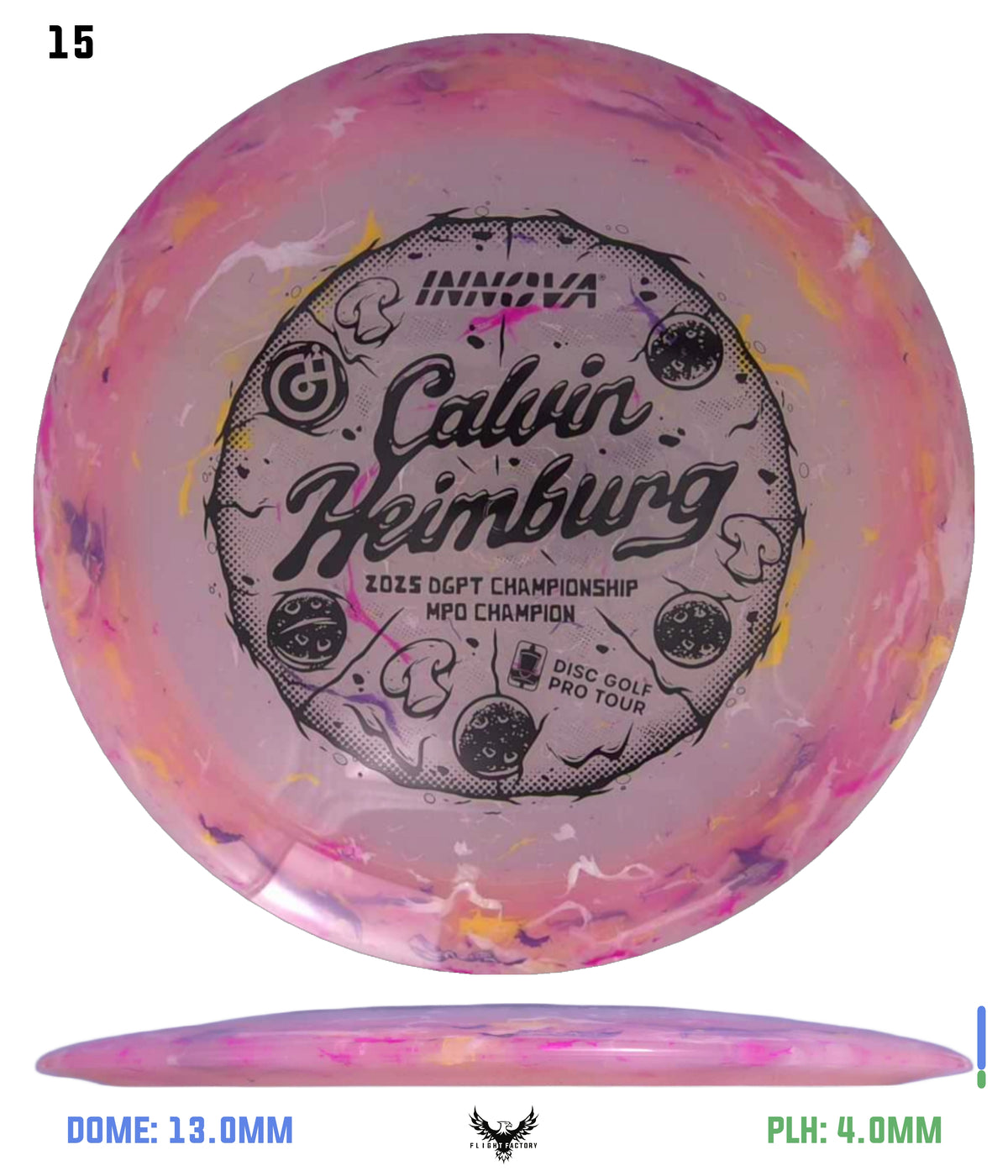Innova Party Time Destroyer - 2025 DGPT Champion Calvin Heimburg Commemorative