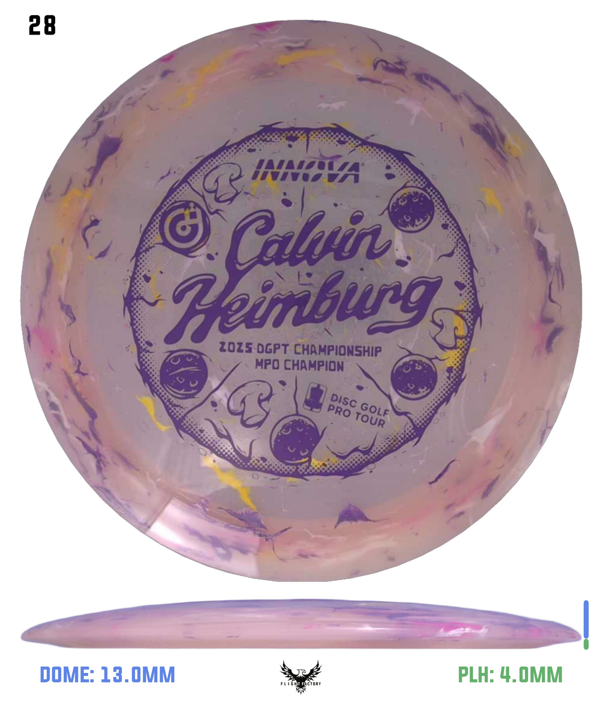 Innova Party Time Destroyer - 2025 DGPT Champion Calvin Heimburg Commemorative