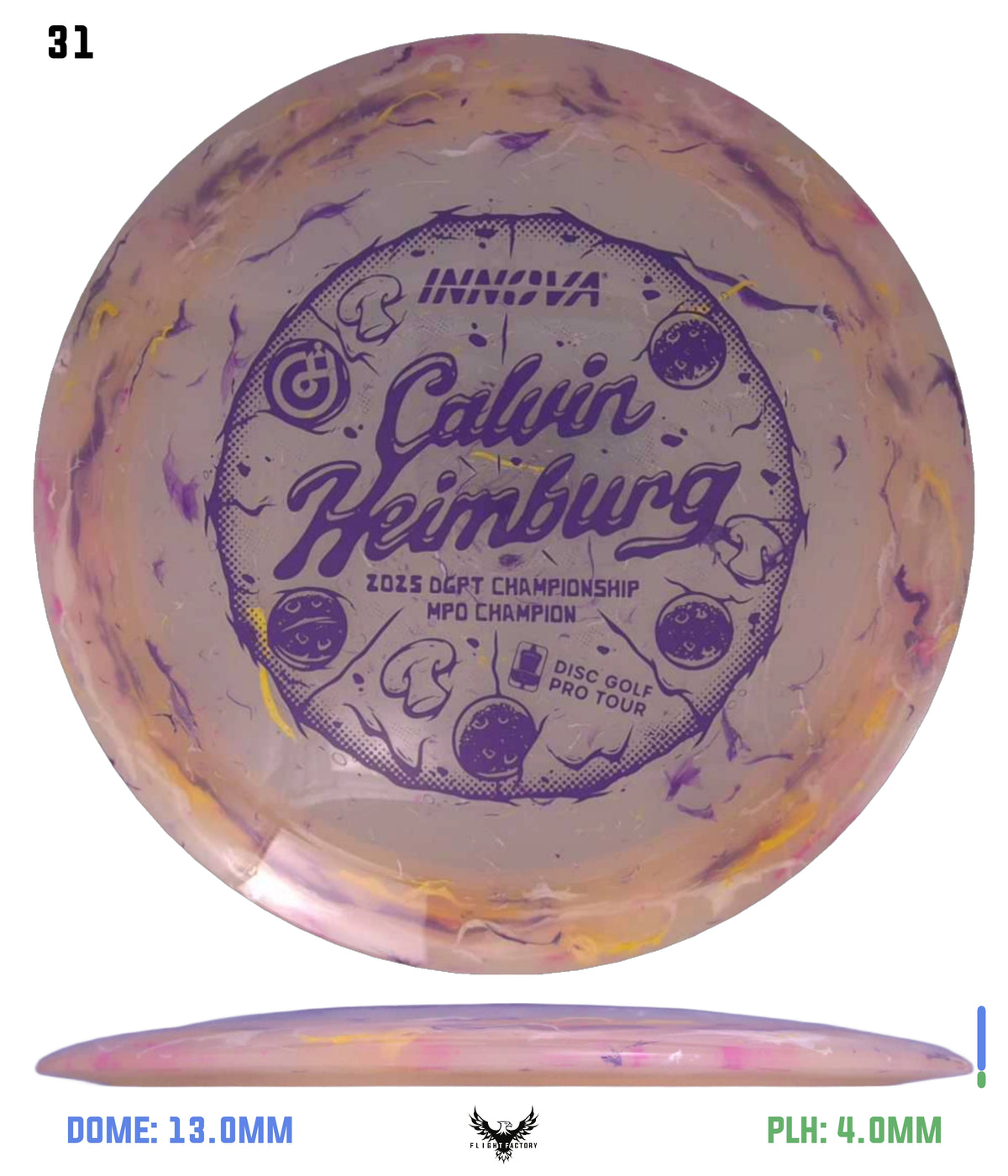Innova Party Time Destroyer - 2025 DGPT Champion Calvin Heimburg Commemorative
