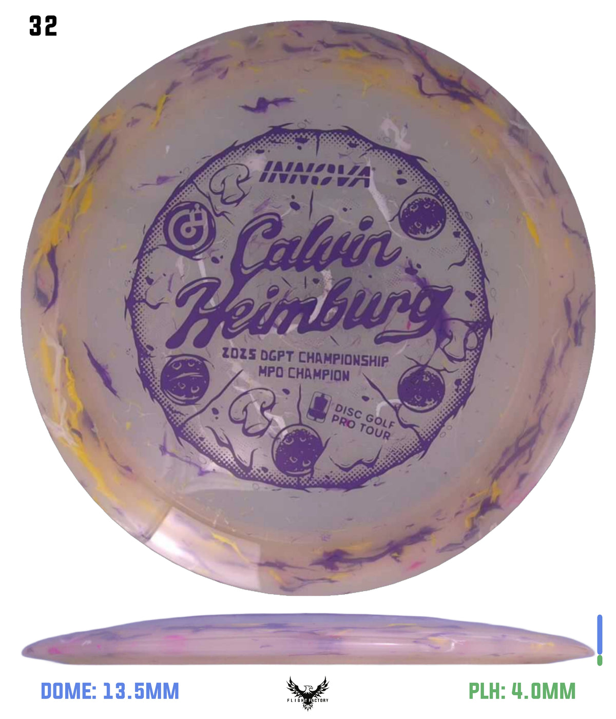 Innova Party Time Destroyer - 2025 DGPT Champion Calvin Heimburg Commemorative