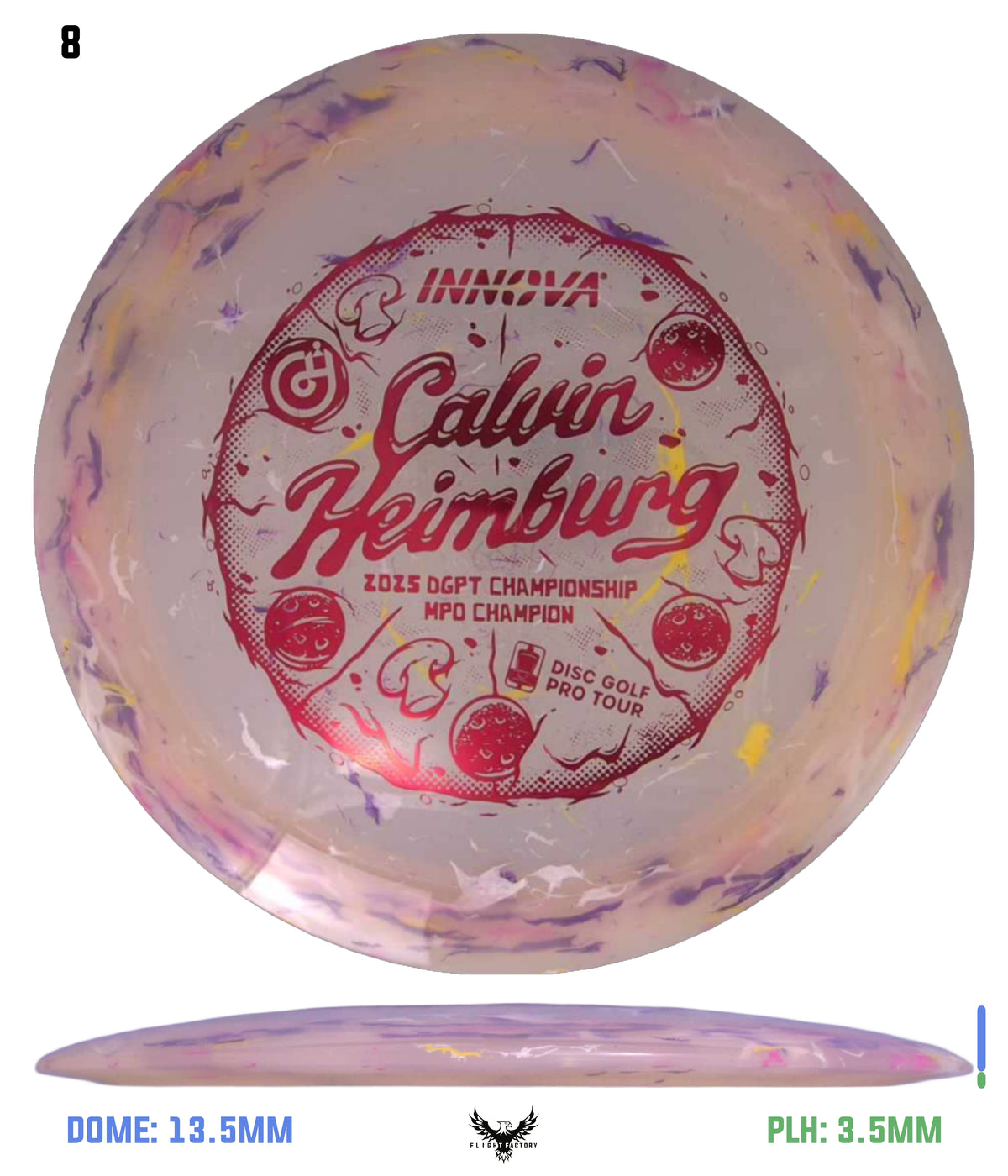 Innova Party Time Destroyer - 2025 DGPT Champion Calvin Heimburg Commemorative