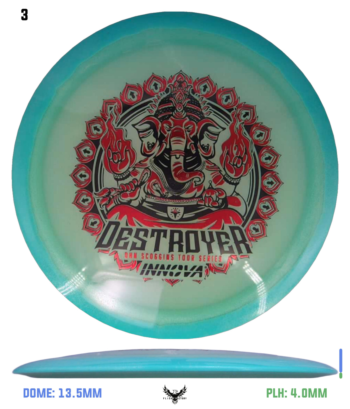 Innova Proto Glow Halo Champion Destroyer - Ohn Scoggins 2026 Tour Series