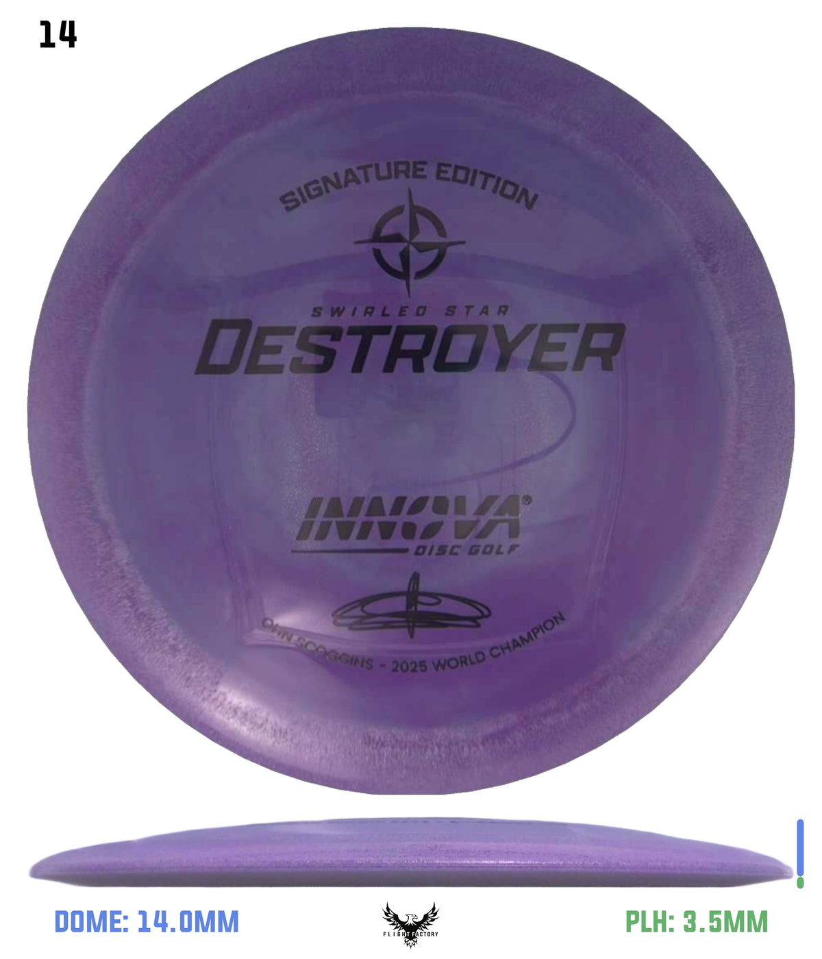 Innova Swirly Star Destroyer - Ohn Scoggins 2025 World Champion