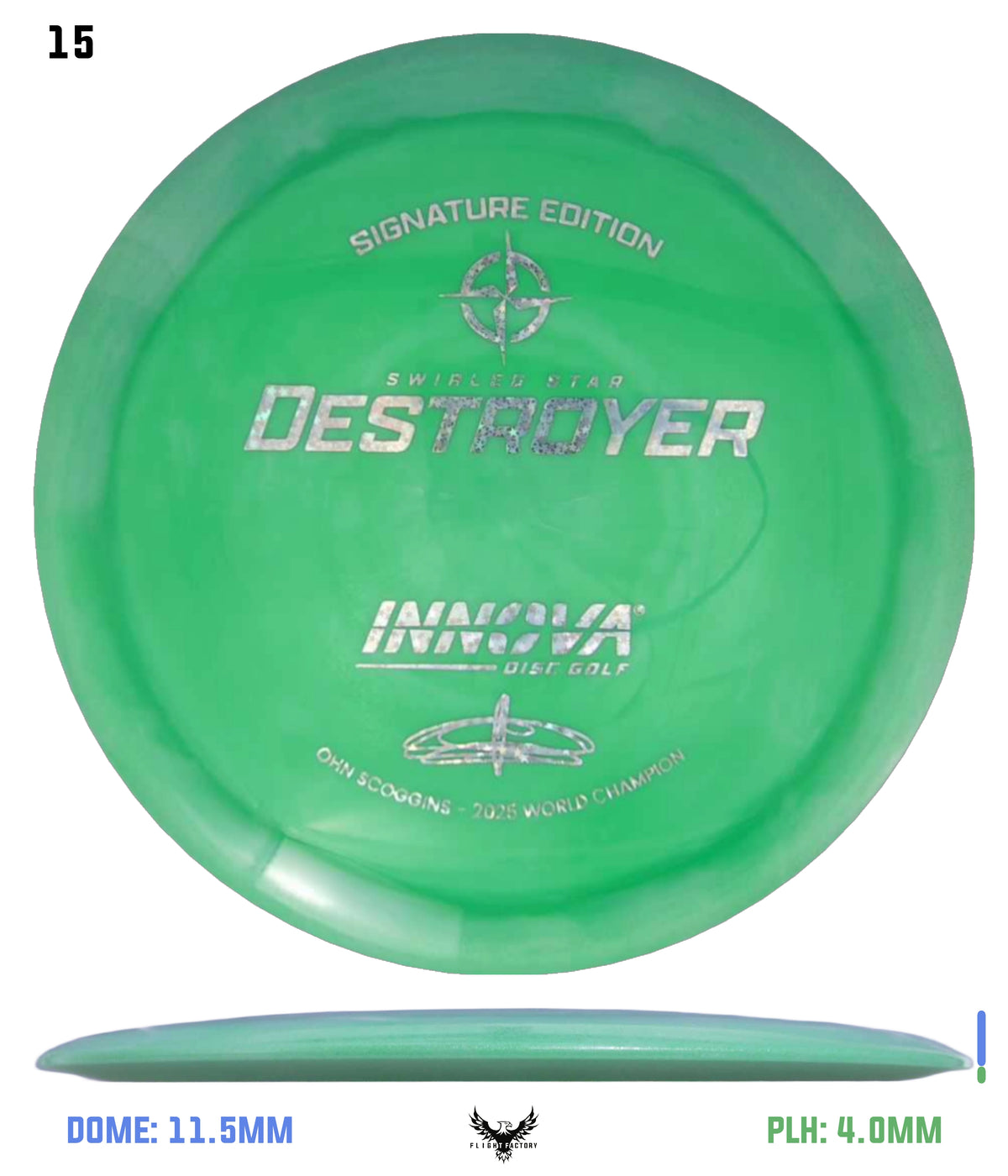 Innova Swirly Star Destroyer - Ohn Scoggins 2025 World Champion