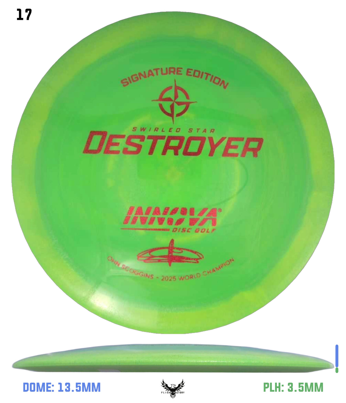 Innova Swirly Star Destroyer - Ohn Scoggins 2025 World Champion