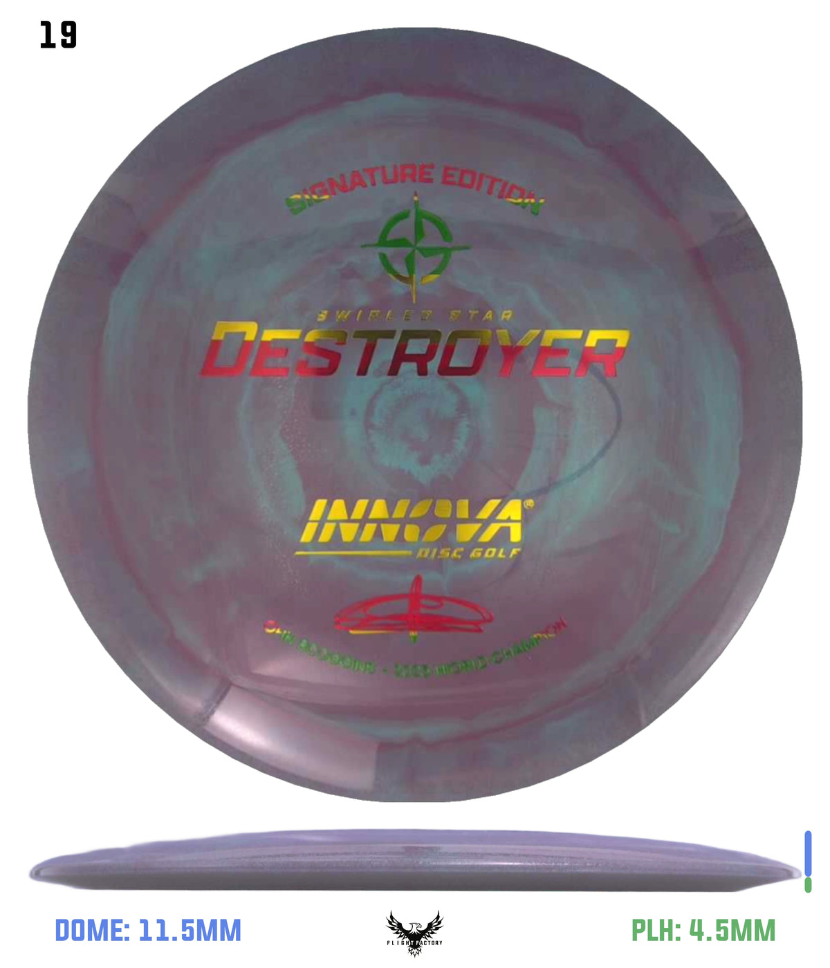 Innova Swirly Star Destroyer - Ohn Scoggins 2025 World Champion