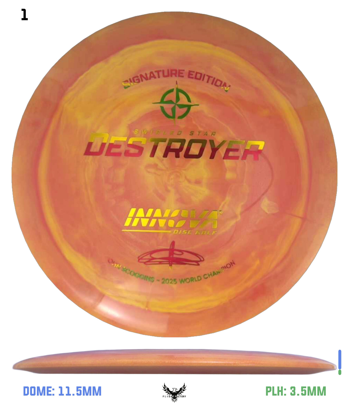 Innova Swirly Star Destroyer - Ohn Scoggins 2025 World Champion
