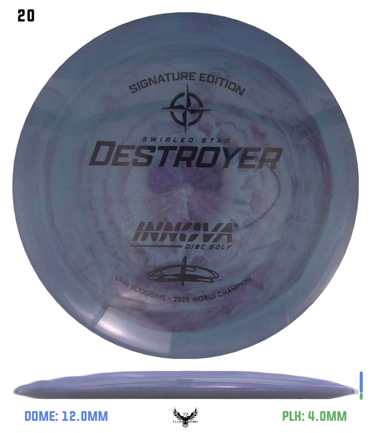 Innova Swirly Star Destroyer - Ohn Scoggins 2025 World Champion