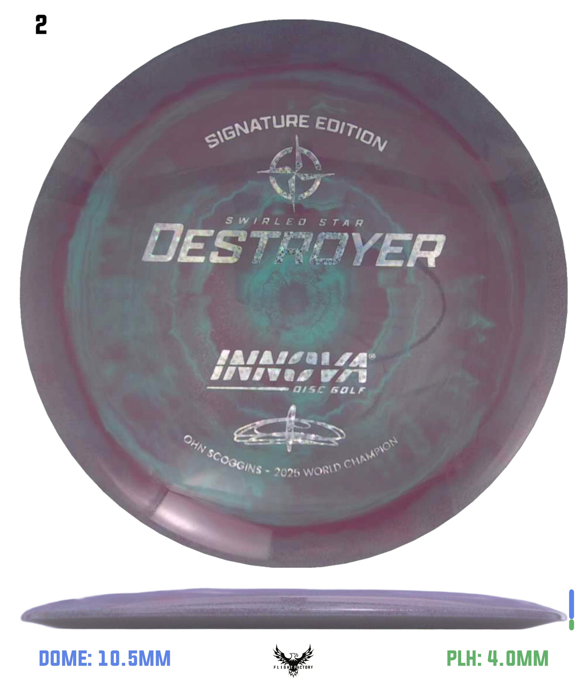 Innova Swirly Star Destroyer - Ohn Scoggins 2025 World Champion