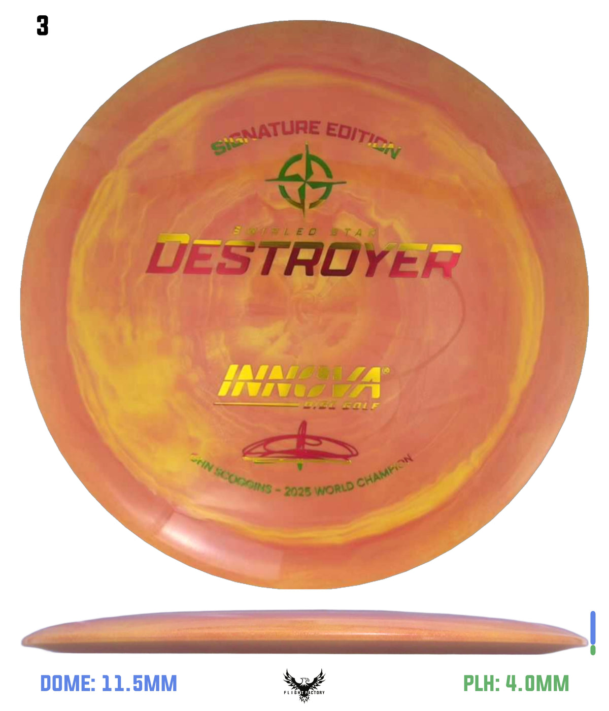 Innova Swirly Star Destroyer - Ohn Scoggins 2025 World Champion
