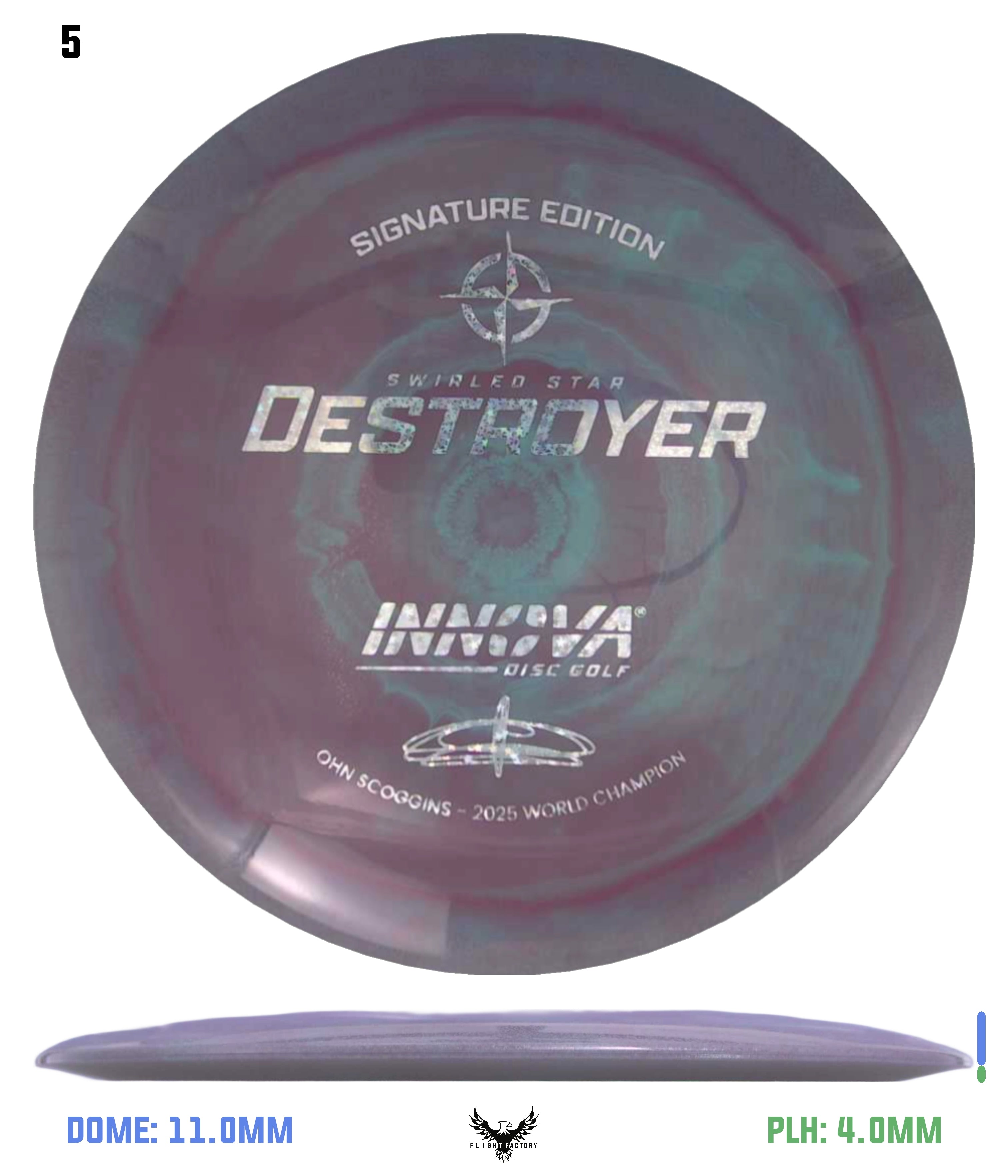 Innova Swirly Star Destroyer - Ohn Scoggins 2025 World Champion