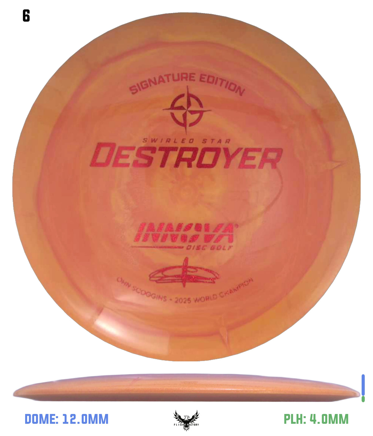 Innova Swirly Star Destroyer - Ohn Scoggins 2025 World Champion