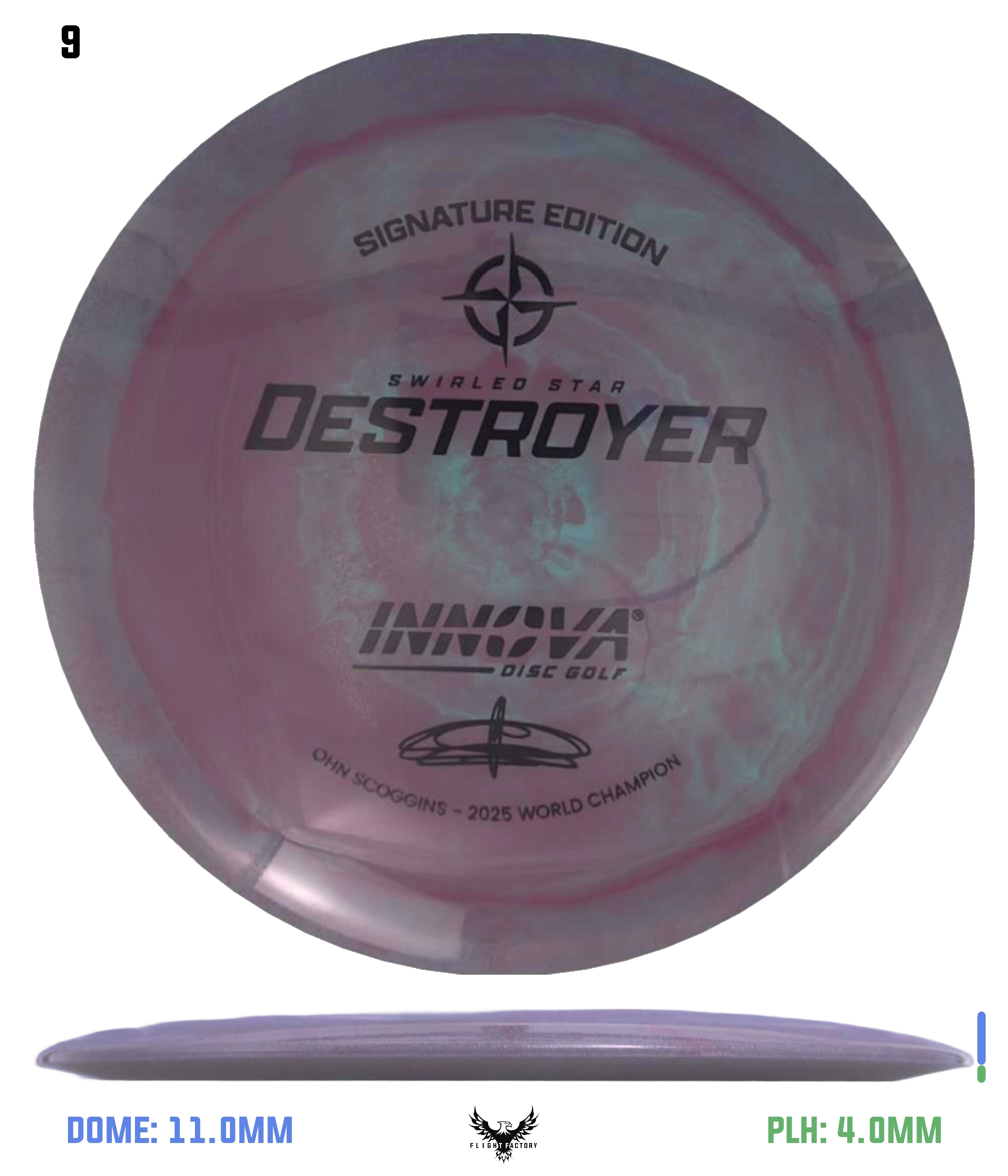 Innova Swirly Star Destroyer - Ohn Scoggins 2025 World Champion