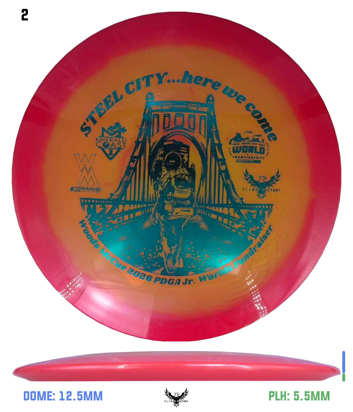 Innova Halo Champion Eagle L - Woods McCue Fundraiser Discs