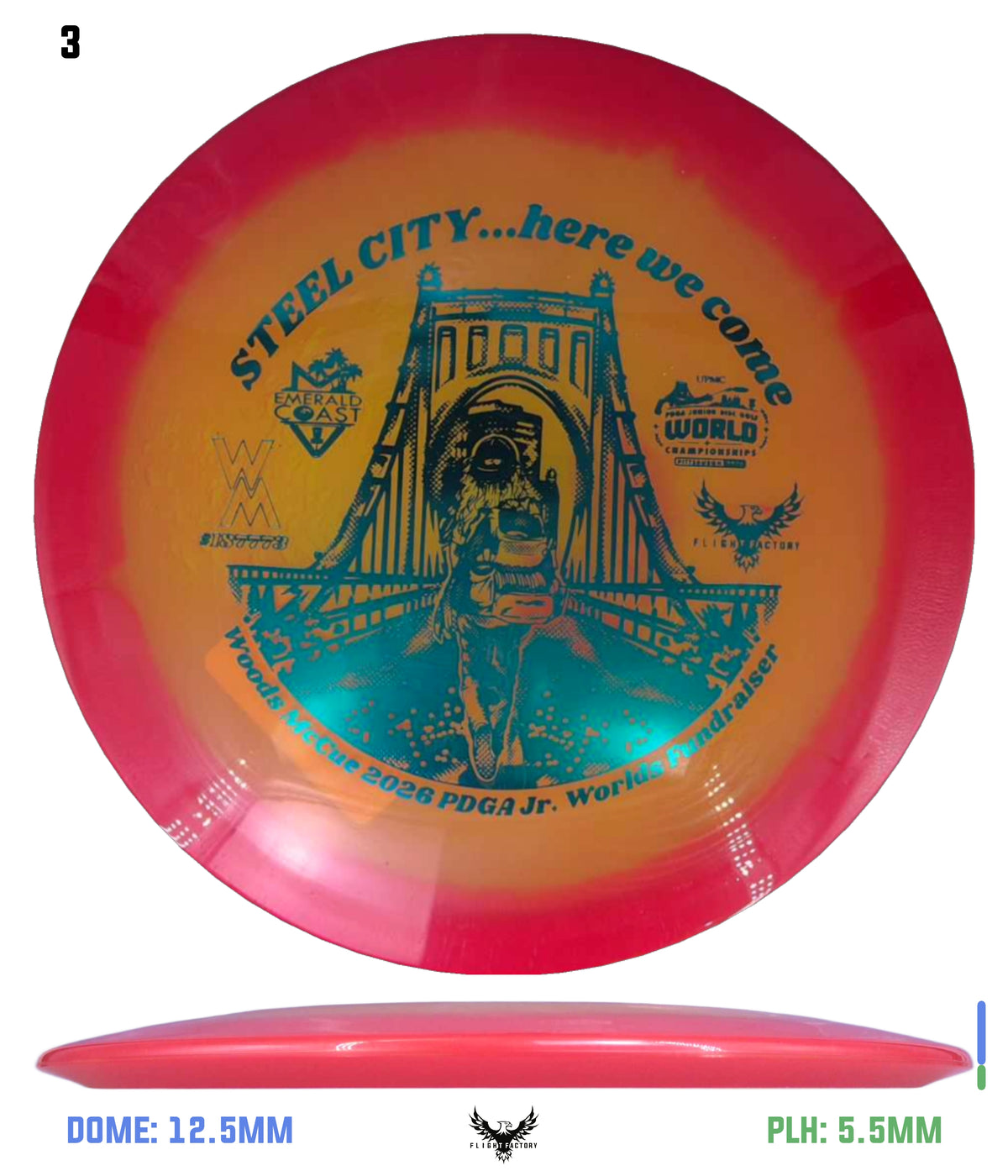 Innova Halo Champion Eagle L - Woods McCue Fundraiser Discs