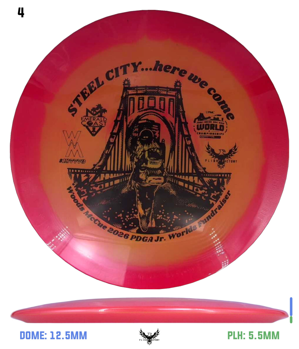 Innova Halo Champion Eagle L - Woods McCue Fundraiser Discs