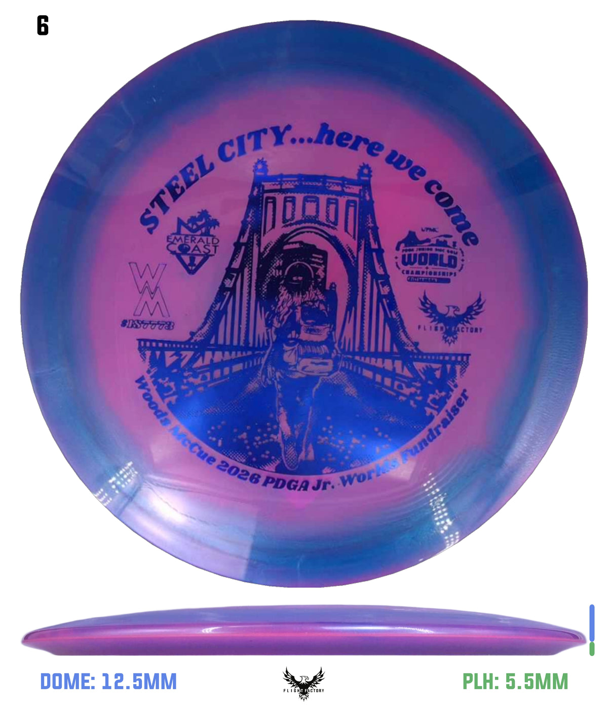 Innova Halo Champion Eagle L - Woods McCue Fundraiser Discs