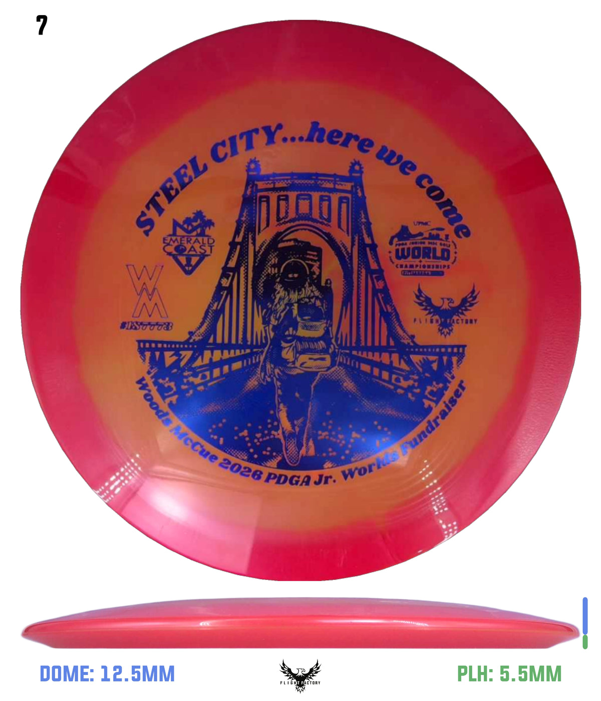 Innova Halo Champion Eagle L - Woods McCue Fundraiser Discs