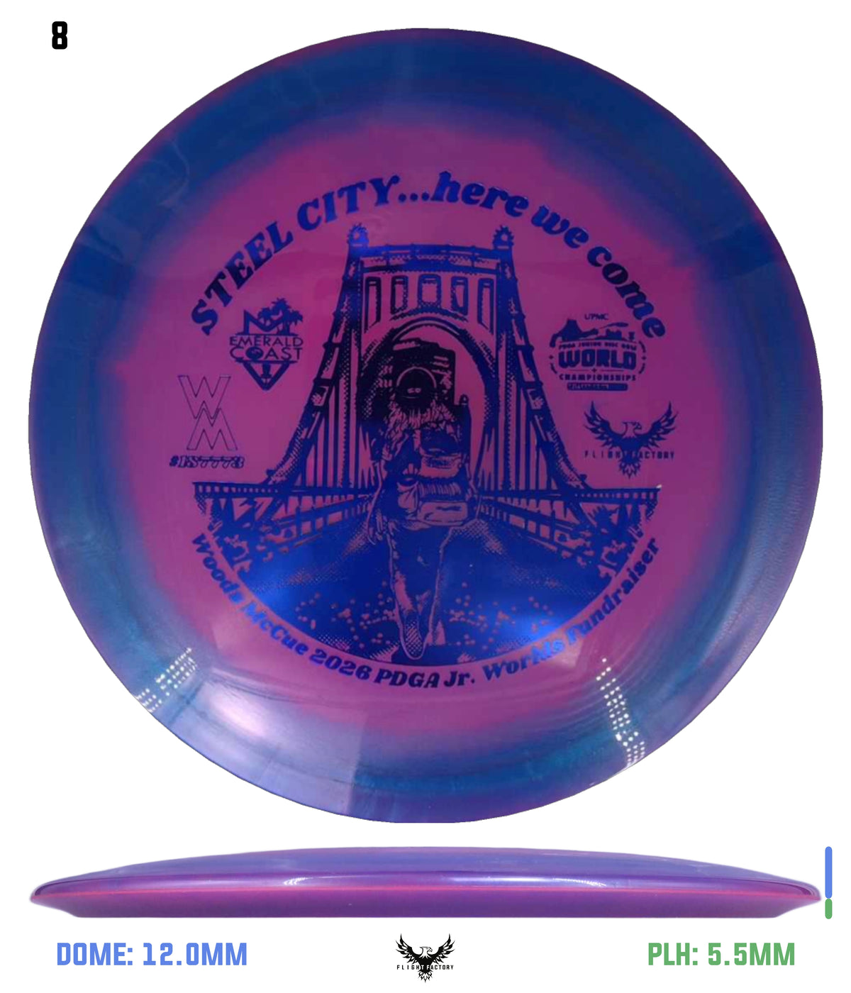 Innova Halo Champion Eagle L - Woods McCue Fundraiser Discs