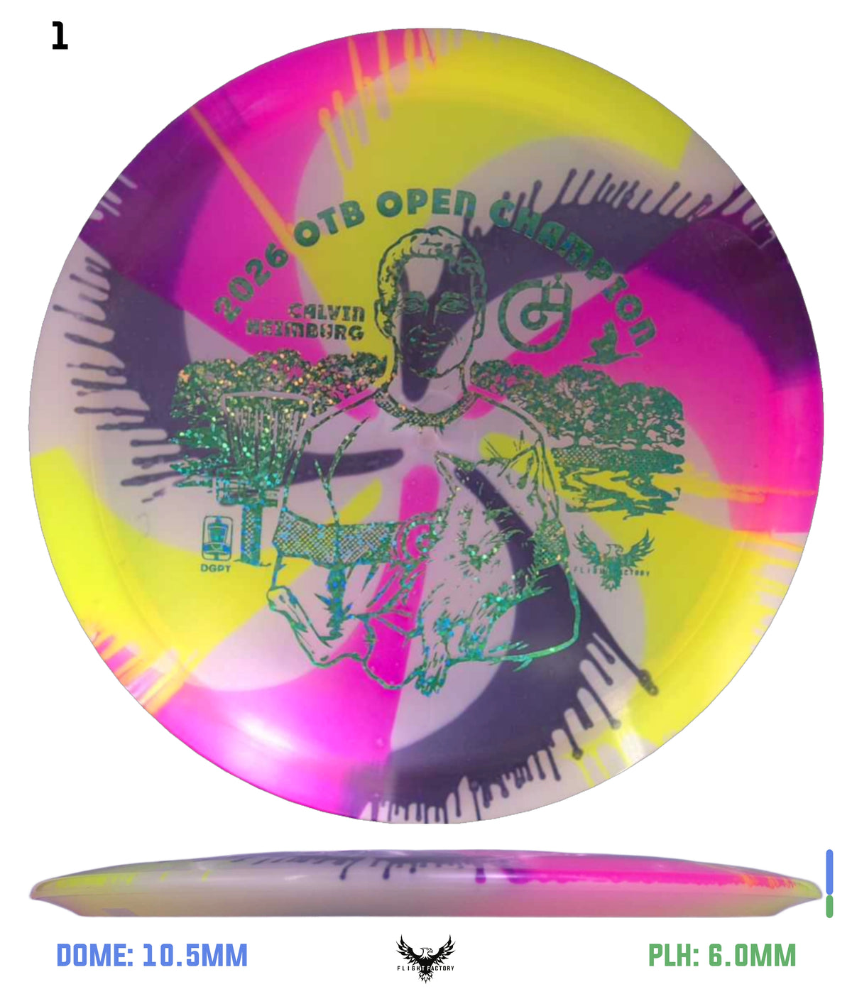 Innova I-Dye Champion Eagle - Calvin Heimburg 2026 OTB Champion