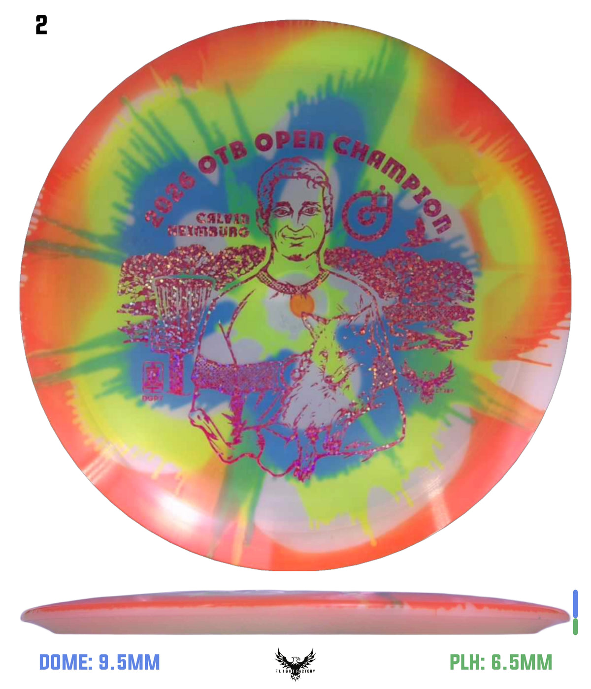 Innova I-Dye Champion Eagle - Calvin Heimburg 2026 OTB Champion