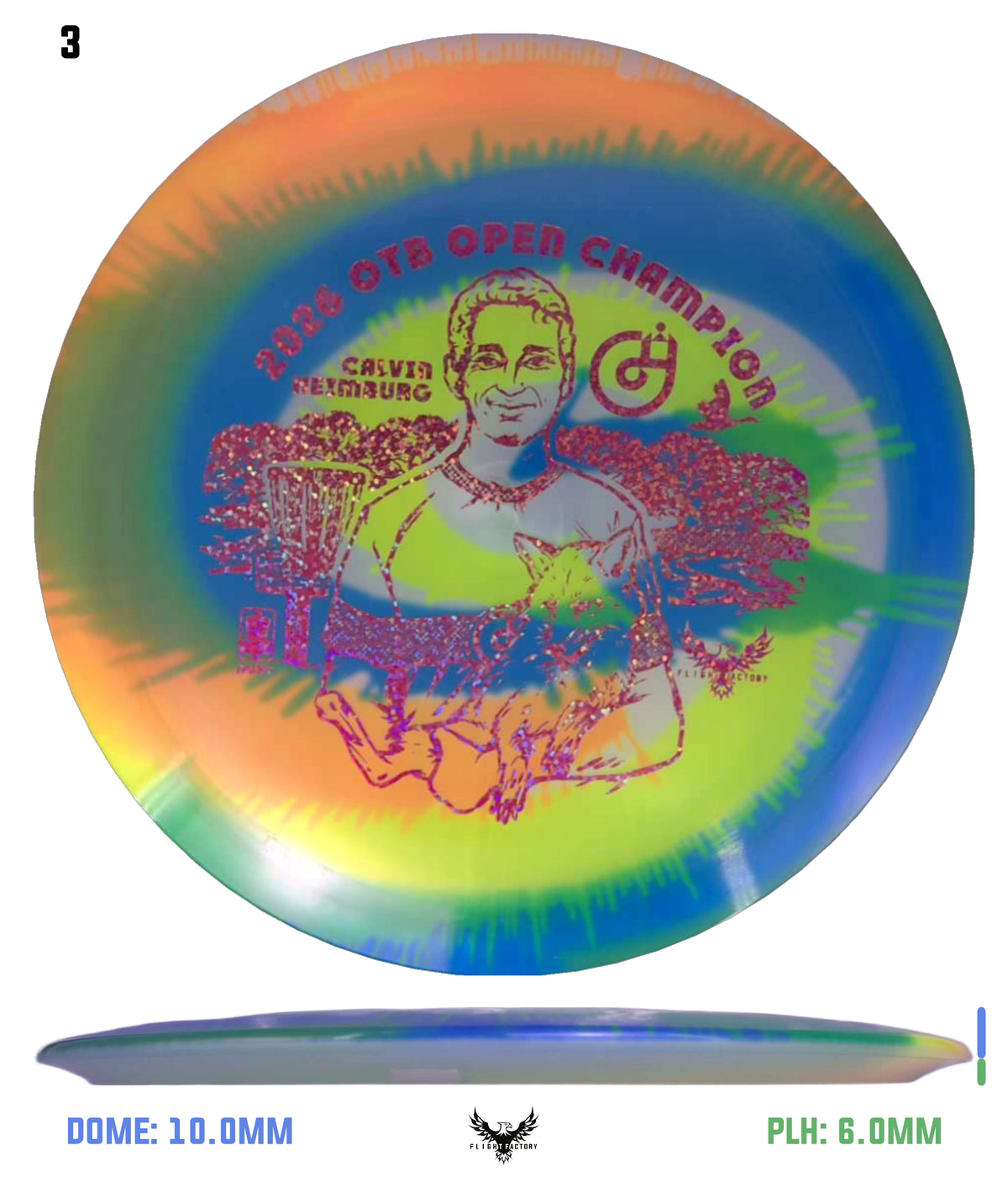 Innova I-Dye Champion Eagle - Calvin Heimburg 2026 OTB Champion