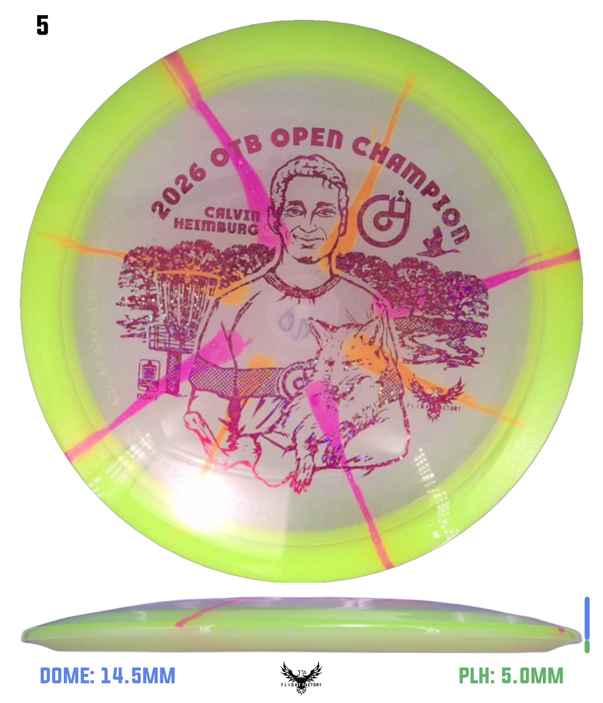 Innova I-Dye Champion Eagle - Calvin Heimburg 2026 OTB Champion