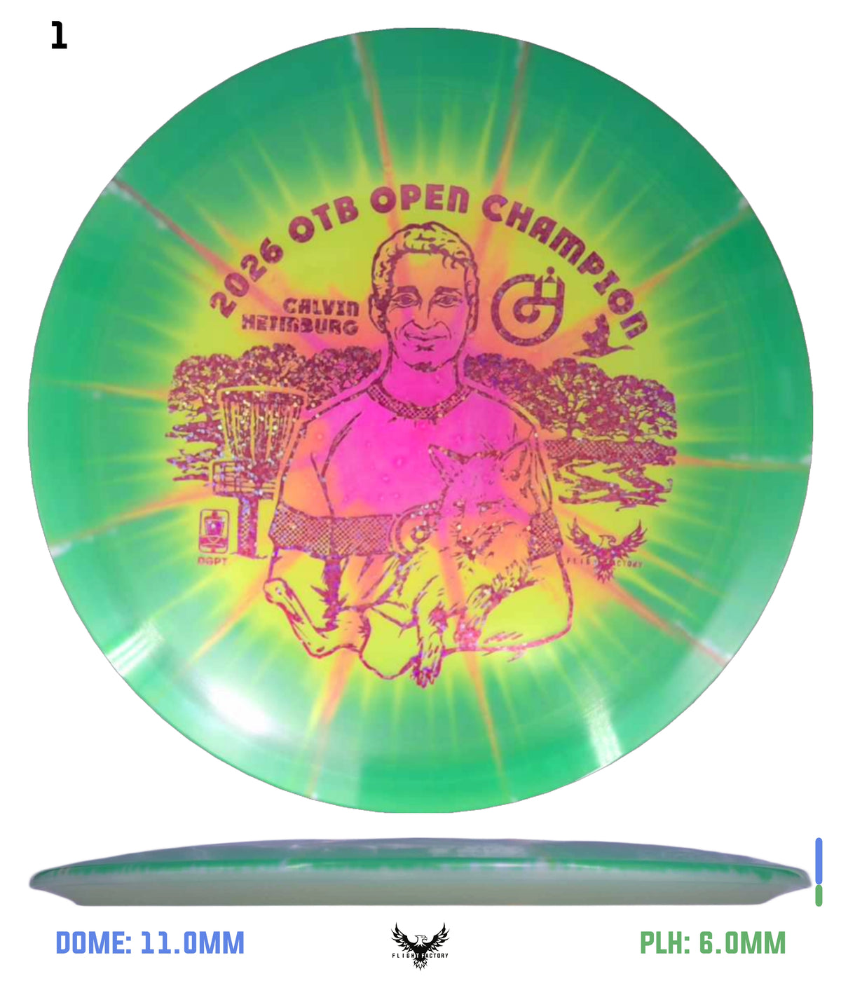 Innova I-Dye Champion Eagle - Calvin Heimburg 2026 OTB Champion