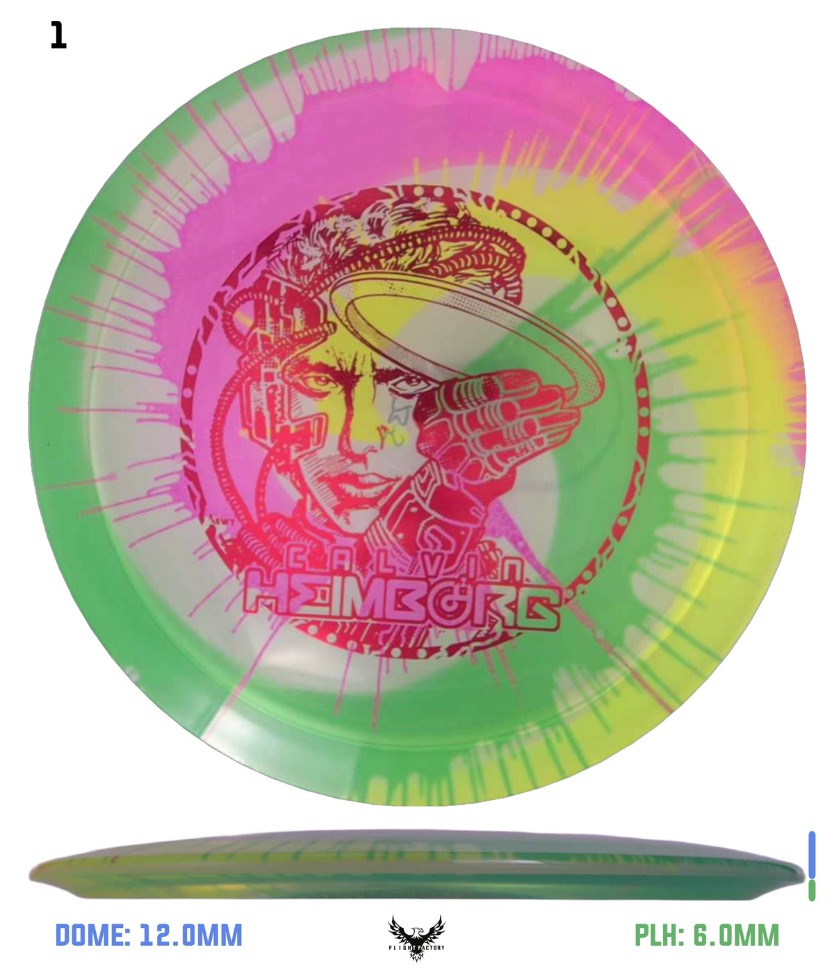 Innova I-Dye Champion Eagle - Calvin HeimBORG 3.0