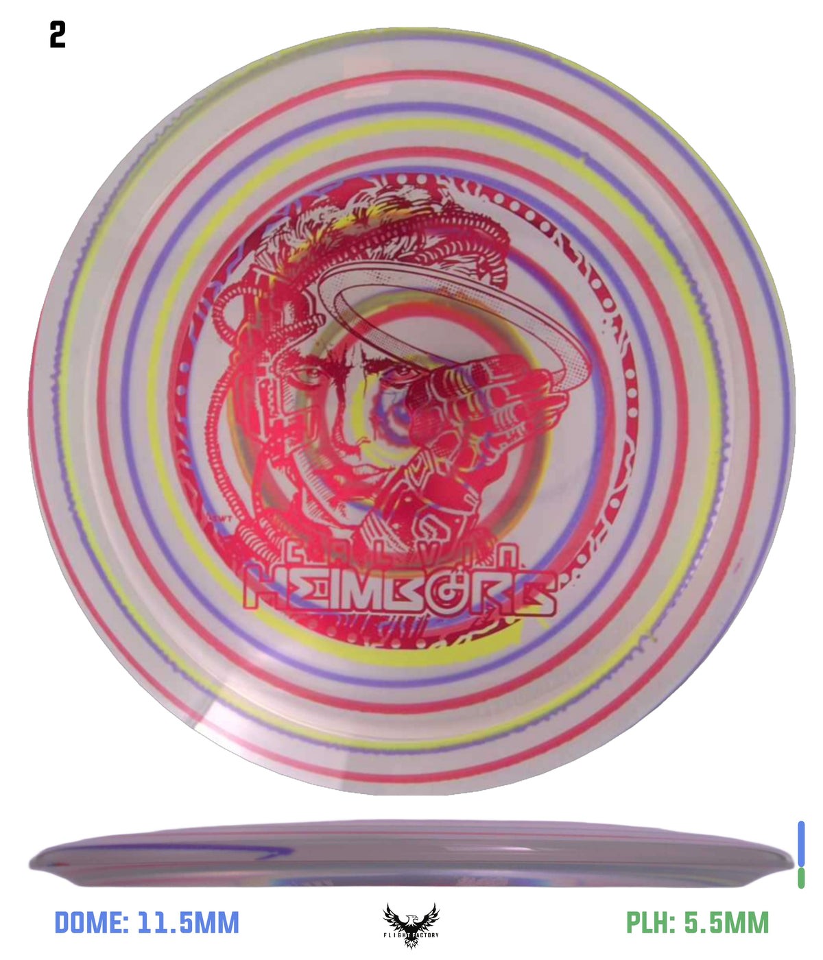 Innova I-Dye Champion Eagle - Calvin HeimBORG 3.0