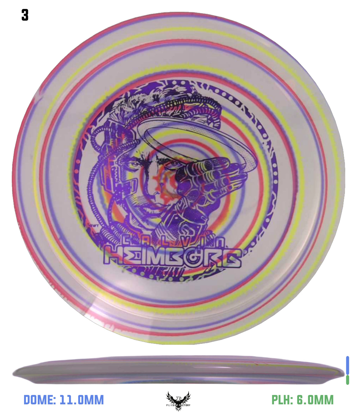 Innova I-Dye Champion Eagle - Calvin HeimBORG 3.0