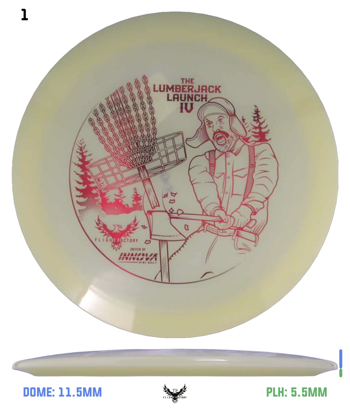 Innova Glow Champion Firebird - Lumberjack Launch 4