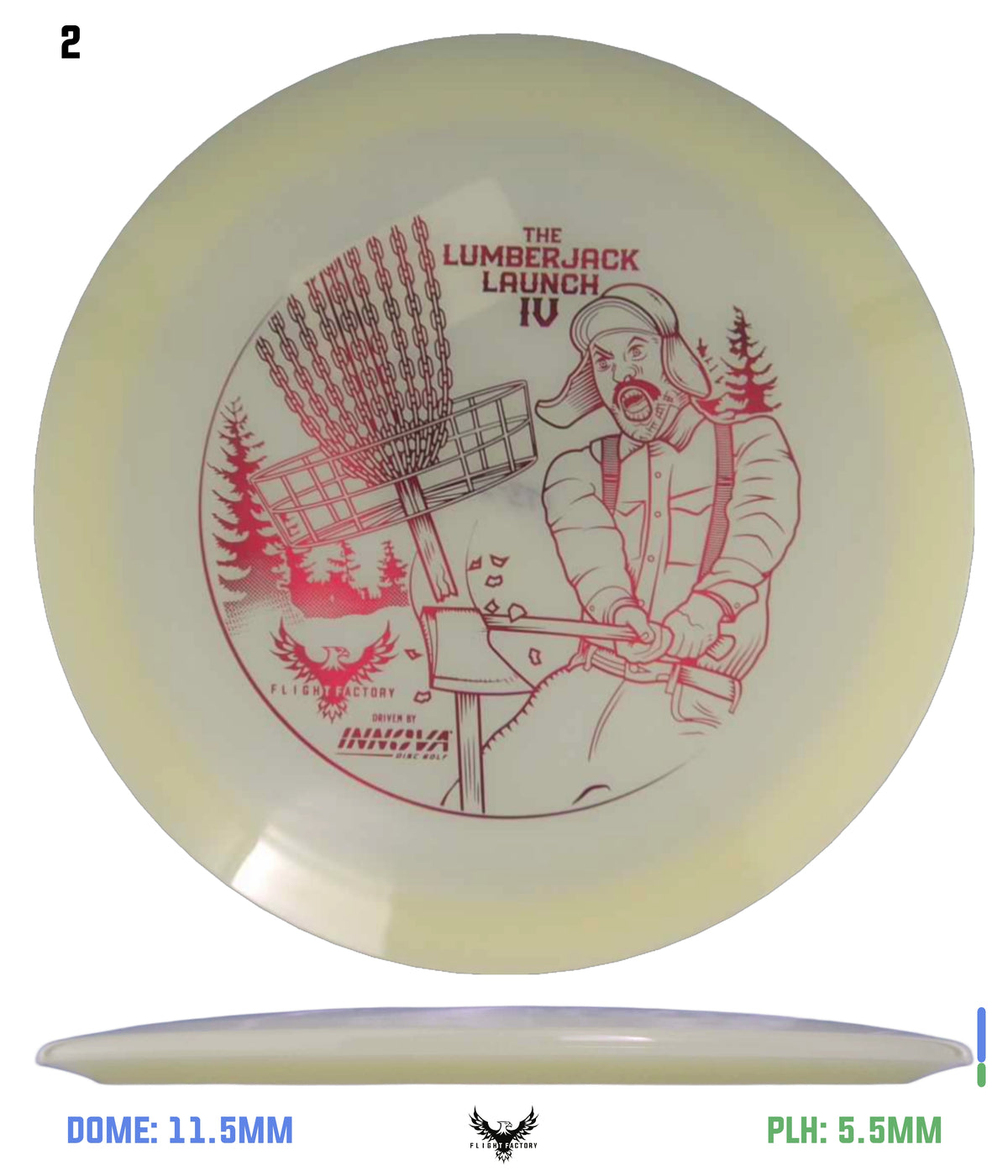 Innova Glow Champion Firebird - Lumberjack Launch 4
