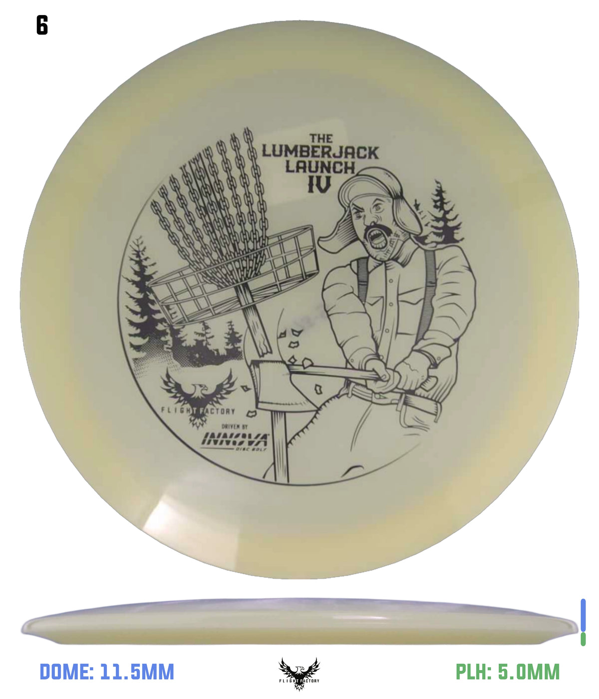 Innova Glow Champion Firebird - Lumberjack Launch 4