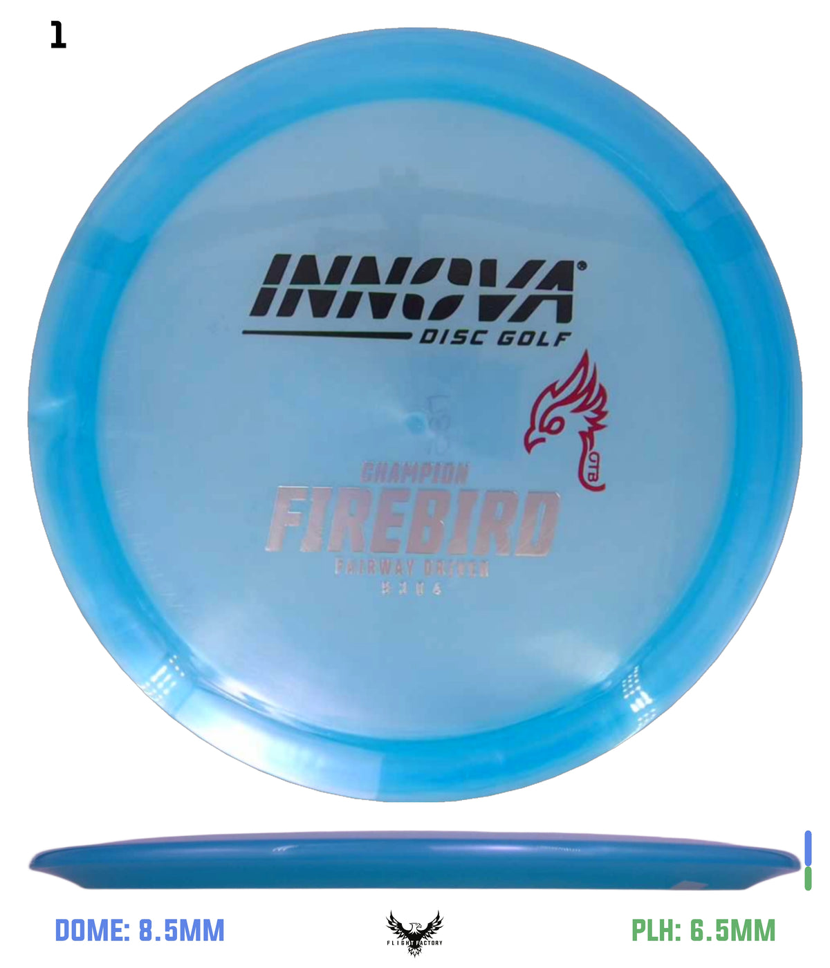 Innova FAF Champion Firebird - OTB Kylebird 3.0 Mini Stamp